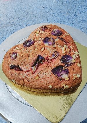 आल्मोंड सीनामन रोज़ केक (almond cinnamon rose cake recipe in Hindi) रेसिपी मुख्य फोटो