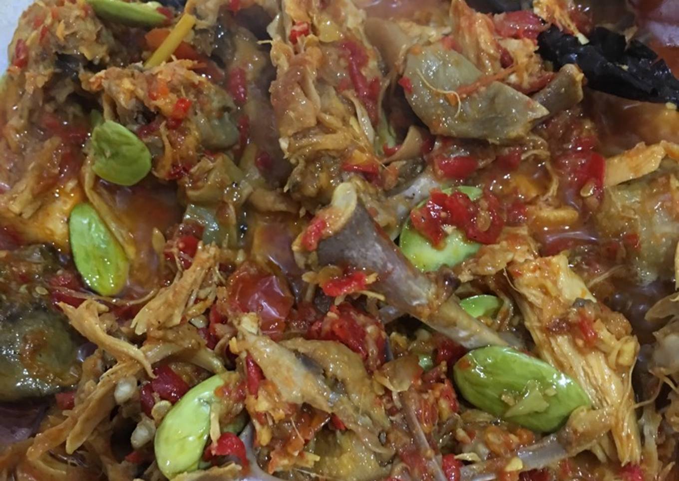 Rica -rica ayam kampung plus pete π