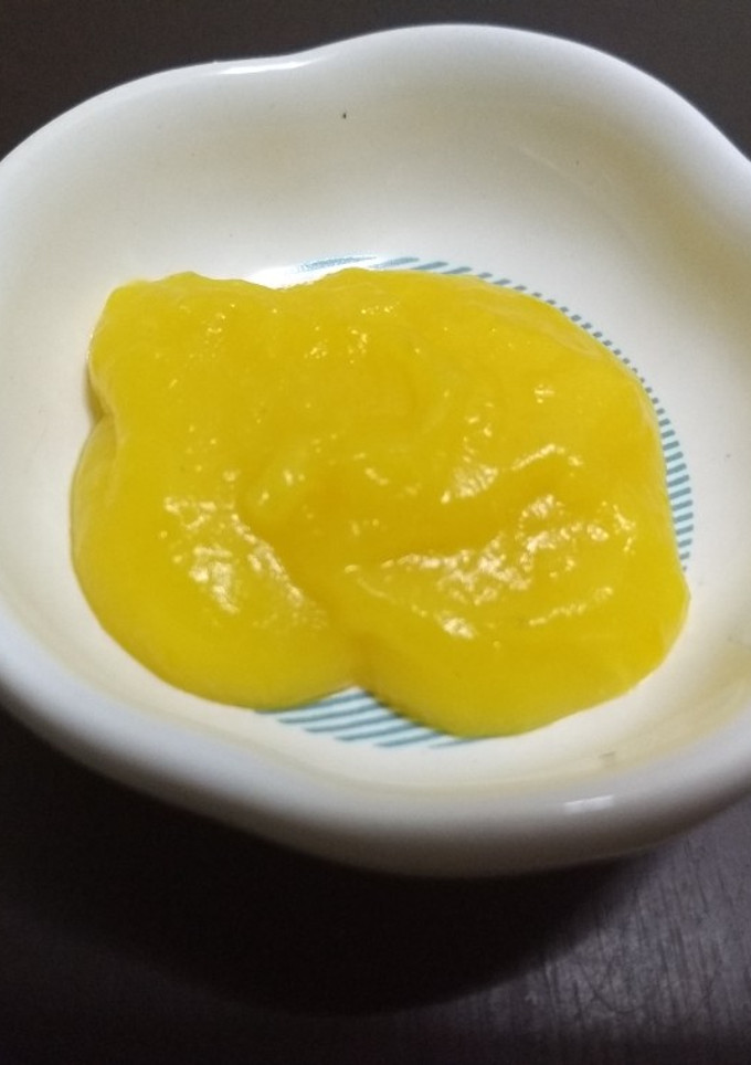 Una foto de Crema de lima o lime curd