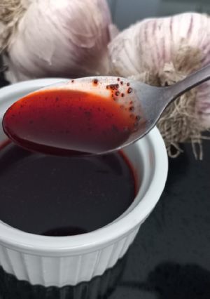 Una foto de Color de ajo