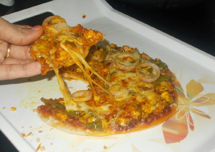 Domino style pizza without oven and without yeast