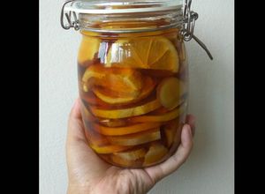 Foto resep Honey Lemon Ginger in a Jar (Madu, Lemon, Jahe)