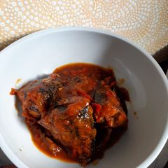 A picture of Sarden Balado (homemade).
