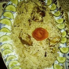 Desi murgh pulao A picture of Desi murgh pulao.