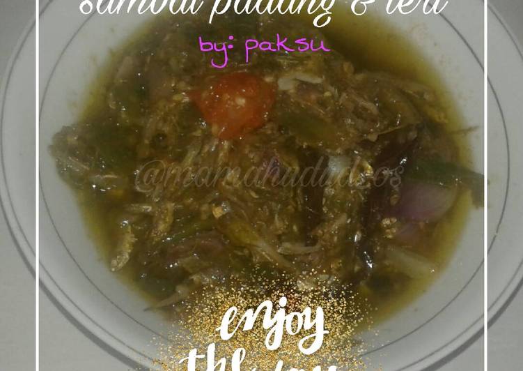 How to Make Yummy Sambal Hijau ala Padang dengan Teri