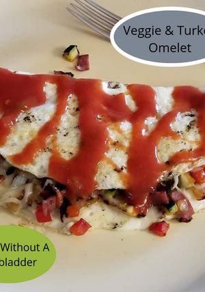 A picture of Veggie & Turkey Omelet.