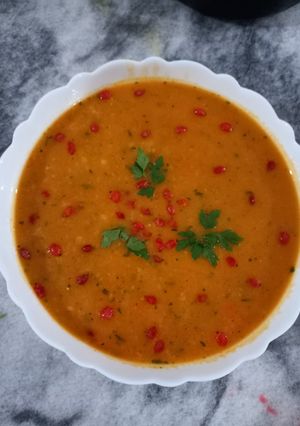 عکسی از دستور افطاری سوپ جو