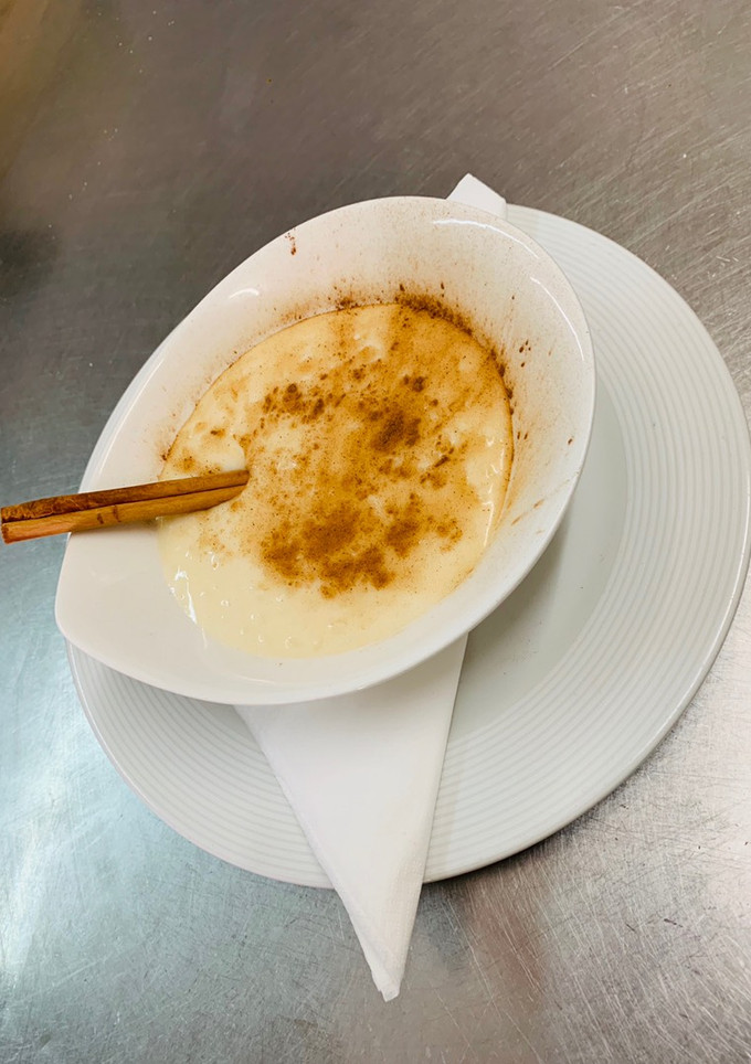 Una foto de Arroz con leche y canela