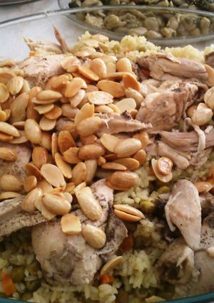 صورة لوصفة طريقة تحضير البرياني بالدجاج