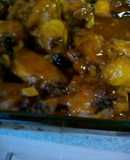 Alitas al horno con una salsita sweet and sour