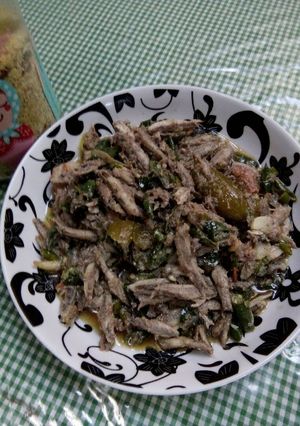 Foto resep Ikan bilis tumis ijoe asem pedas mantap
