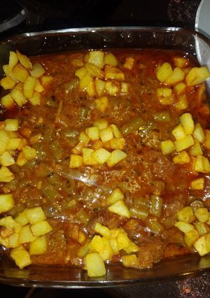 عکسی از دستور خورش لوبیاسبز