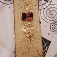 Budín de avena y coco con granola y almendras