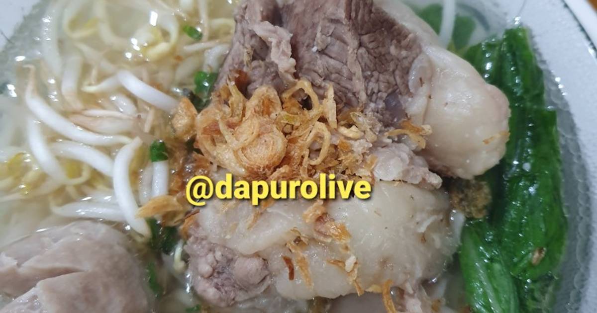 Resep Bakso Iga Oleh Dapur Olive Cookpad