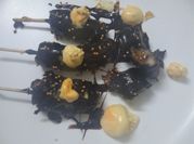 A picture of caramel chocolates