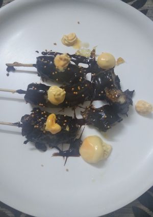 A picture of Banana caramel dessert.