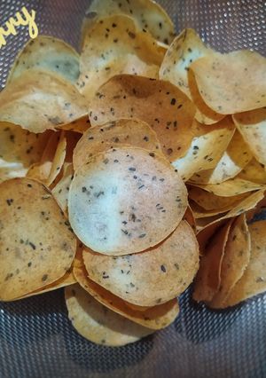 Foto resep Vegan Oil-Free Gluten-Free Potato Chips 🍟 5 bahan saja