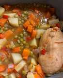 Pollo a la jardinera