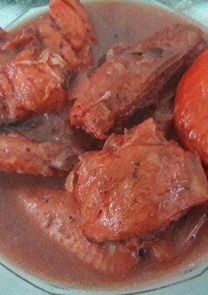 Foto resep Ayam masak merah (Ayam Cau)