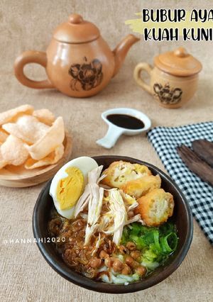 Foto resep Bubur Ayam kuah kuning