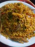 Red oil jollof rice