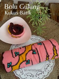 Foto resep Bolu Gulung Kukus Batik