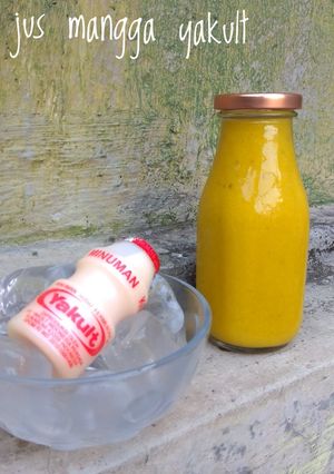 Foto resep Jus mangga yakult