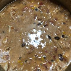 Instant Pot Drunken Chicken/hamburger Chili A picture of Instant Pot Drunken Chicken/hamburger Chili.