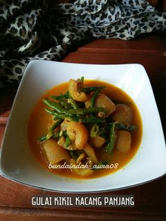Foto resep Gulai Kikil Kacang Panjang