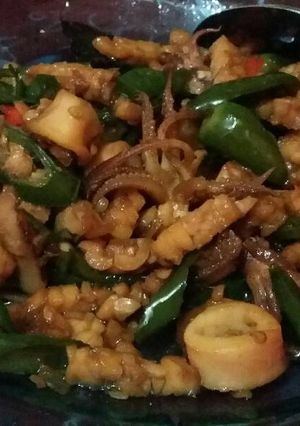 Foto resep Oseng cumi tempe
