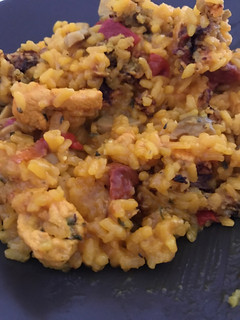 Una foto de Arroz con pollo