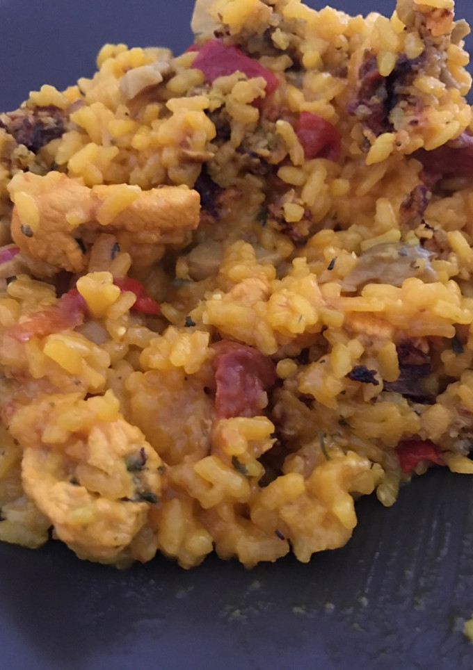Una foto de Arroz con pollo