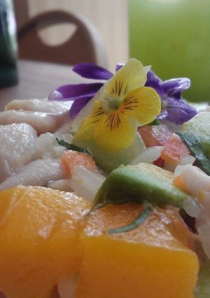 Una foto de Ceviche tropical