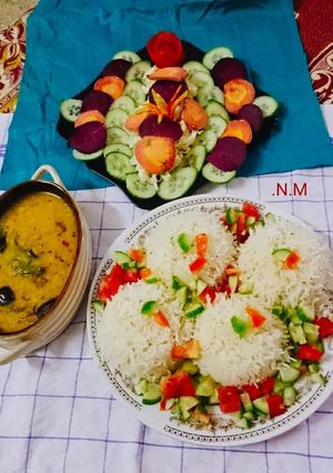 A picture of Sultani_Smoky_& Creamy_Dal Additional_of_Saffron and Betel_Leaf.