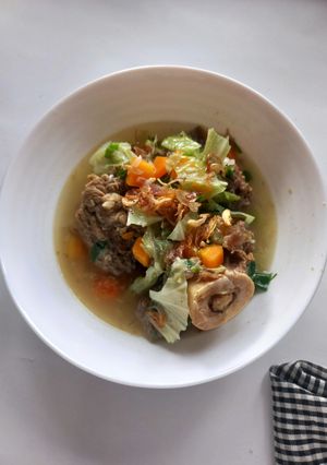Foto resep Sop tulang sapi