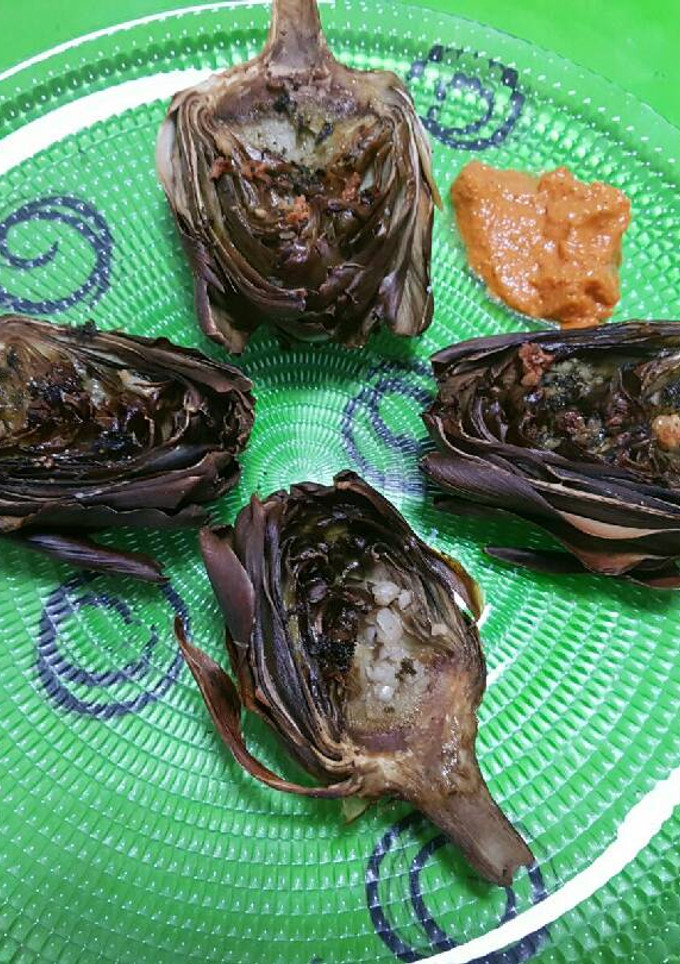 Una foto de Alcachofas al horno