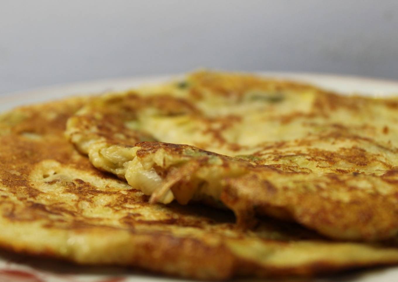 Pancakes Poireaux-Ricotta