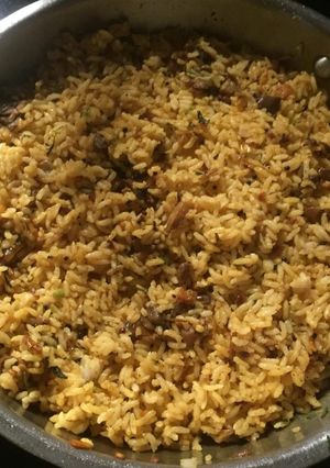 A picture of Mushroom Rice.