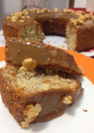 Una foto de Budín de Banana con nueces