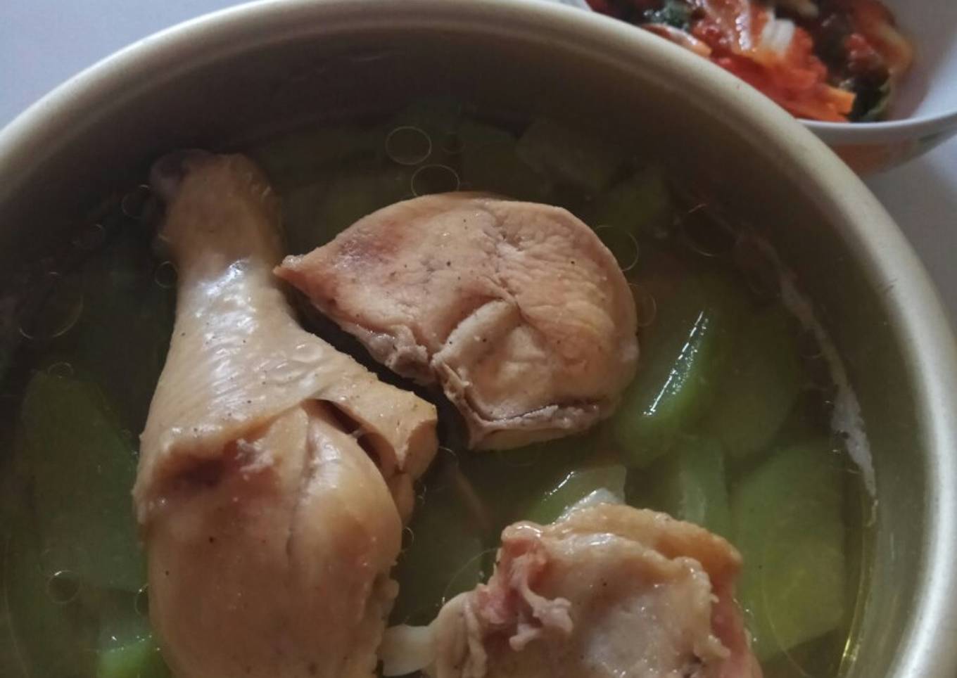 Ayam dan sayur kukus simple enak