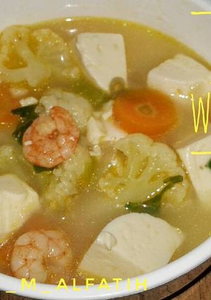 Foto resep Sup Tofu with Udang (mpasi 1+)