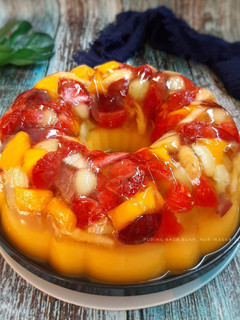 Foto resep Puding Kaca Buah