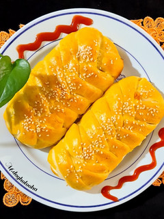 عکسی از دستور 🍀اشترودل با گوشت چرخکرده و قارچ🍀