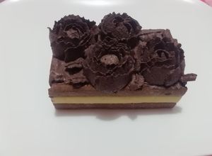 Una foto de Cake de crema pastelera