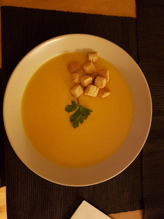 Una foto de Puré de calabaza