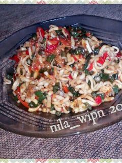 Foto resep Mie Goreng Kacang Panjang, Pedas & Simple