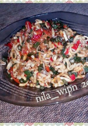 Foto resep Mie Goreng Kacang Panjang, Pedas & Simple