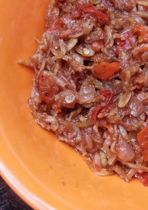 Foto resep Sambal Rebon Teri Medan