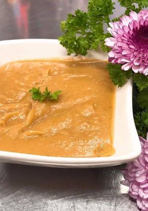Hình của món GOMA SAUCE (Sốt mè).