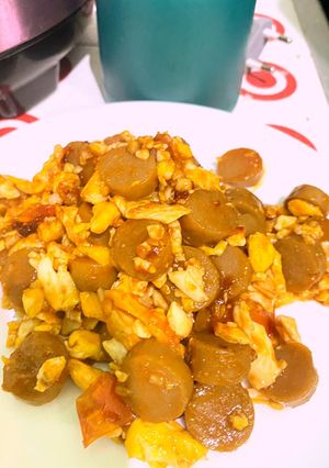 Foto resep Tumis Sosis Telur